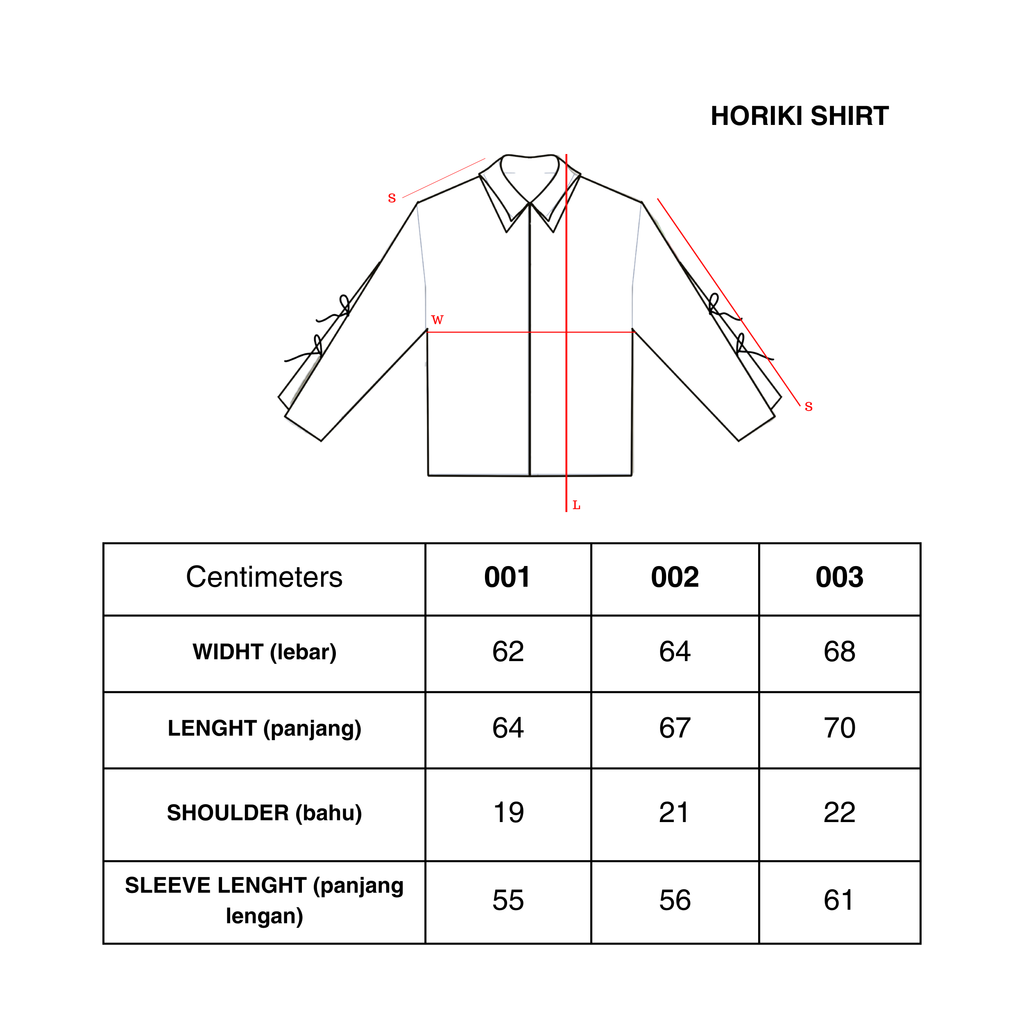 LIL PUBLIC Horiki Shirt " Osamu Series"
