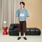 LIL PUBLIC Oversize Heavyweight T-shirt Lawu “Miyube series”
