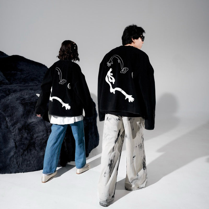 LIL PUBLIC Oversize Polar Cardigan Hanaoka “Higashino Series”