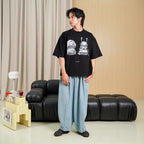 LIL PUBLIC Oversize Heavyweight T-shirt Nikujaga “Hisashi series”