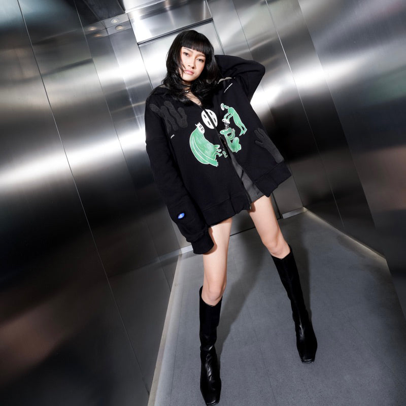 LIL PUBLIC Double Zip Hoodie Nowaki “Natsume series”