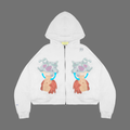 LIL PUBLIC Zip Hoodie Double Hood Yoshiko & Kikue “Sayaka Series”