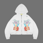 LIL PUBLIC Zip Hoodie Double Hood Yoshiko & Kikue “Sayaka Series”