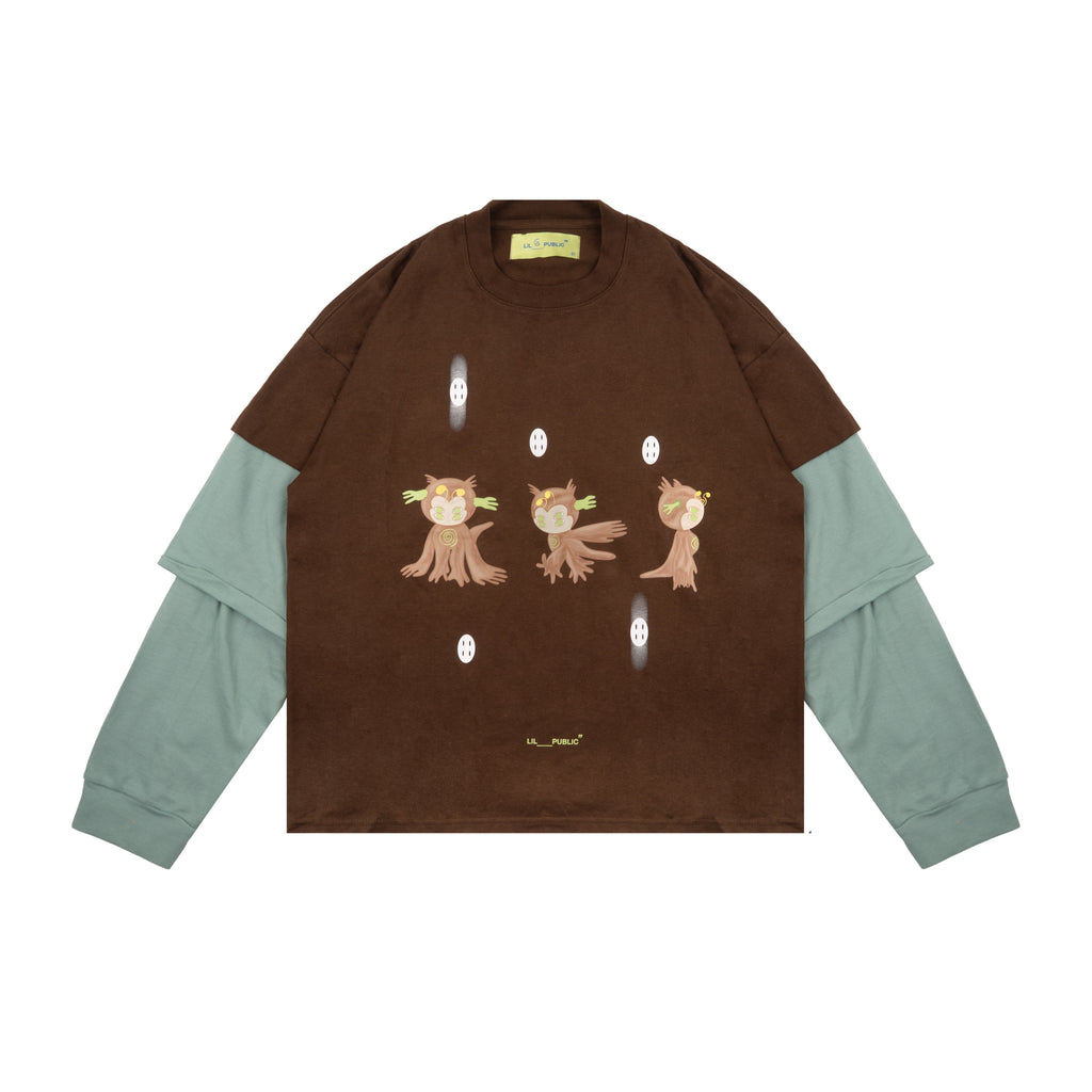 LIL PUBLIC Triple Layer T-shirt Naoki “Sayaka Series”