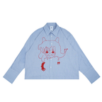 LIL PUBLIC Meena stripes shirt “Miyube series”