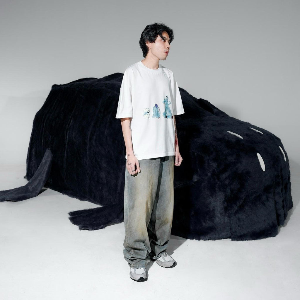 LIL PUBLIC Oversize Heavyweight T-shirt Yasuko “Higashino series”