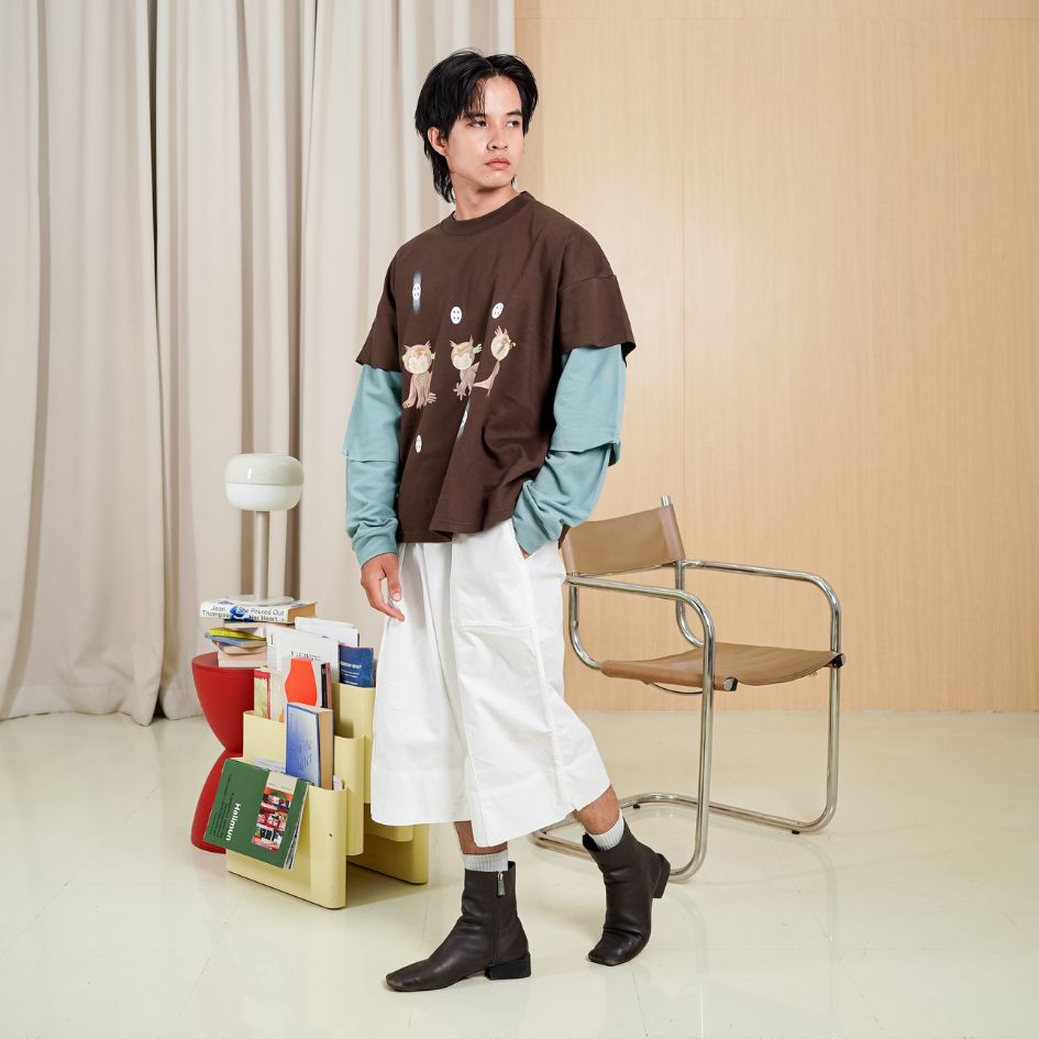 LIL PUBLIC Triple Layer T-shirt Naoki “Sayaka Series”