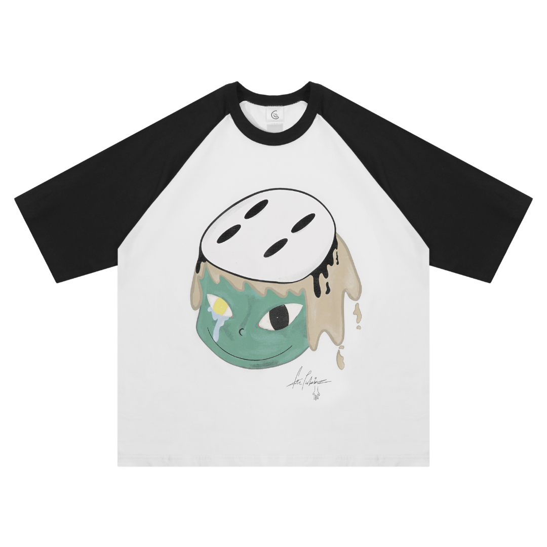 LIL PUBLIC Oversize Reglan T-shirt Keema “Miyube series”