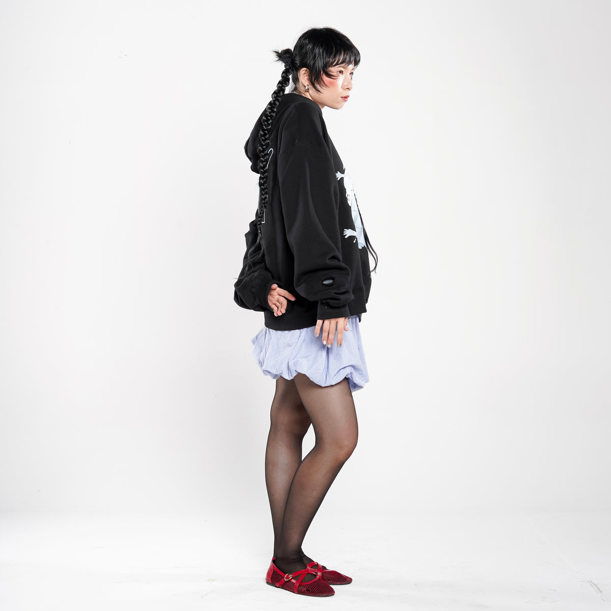 LIL PUBLIC Boxy Hoodie Mitsuru “Miyube Series”