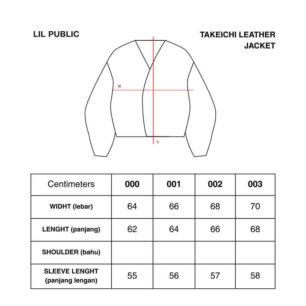 LIL PUBLIC Takeichi Leather Cardigan “Osamu Series”