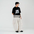 LIL PUBLIC Oversize Heavyweight T-shirt Kamogawa “Hisashi series”