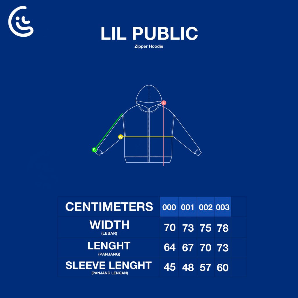 LIL PUBLIC Double Zip Hoodie Wataru “Miyube series”