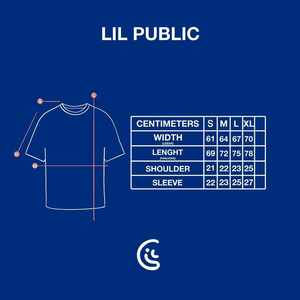LIL PUBLIC Oversize Heavyweight T-shirt Yasuko “Higashino series”