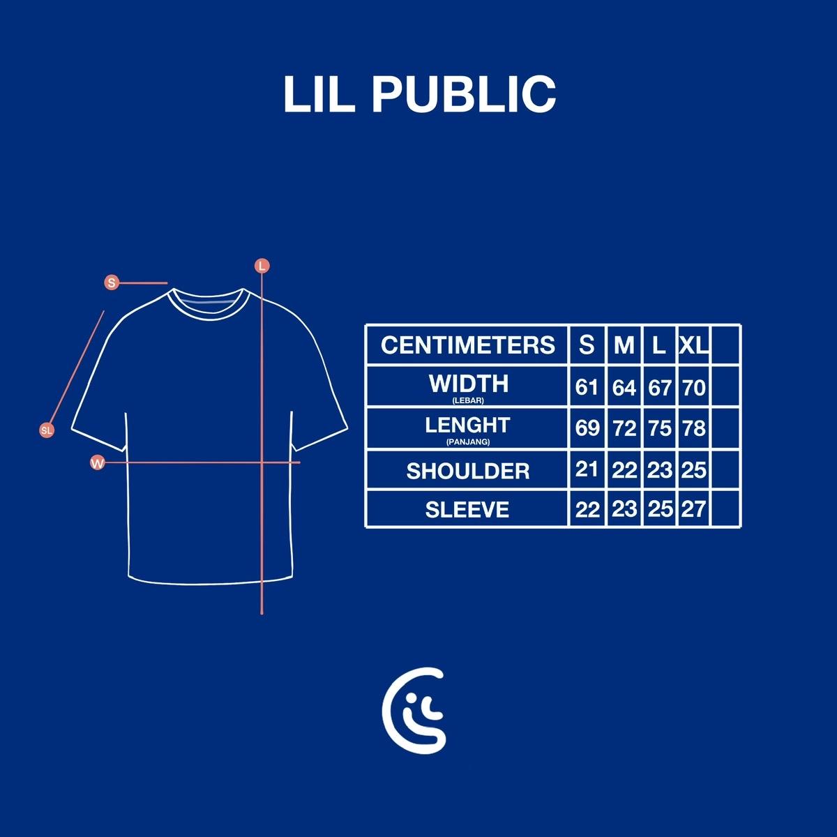 LIL PUBLIC Oversize Heavyweight T-shirt Yasuko “Higashino series”