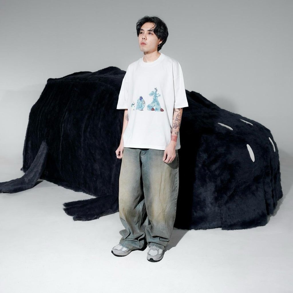 LIL PUBLIC Oversize Heavyweight T-shirt Yasuko “Higashino series”