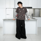 LIL PUBLIC Katabuchi Grey Triple layer Tee "Uketsu Series"
