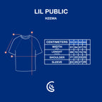 LIL PUBLIC Oversize Reglan T-shirt Keema “Miyube series”