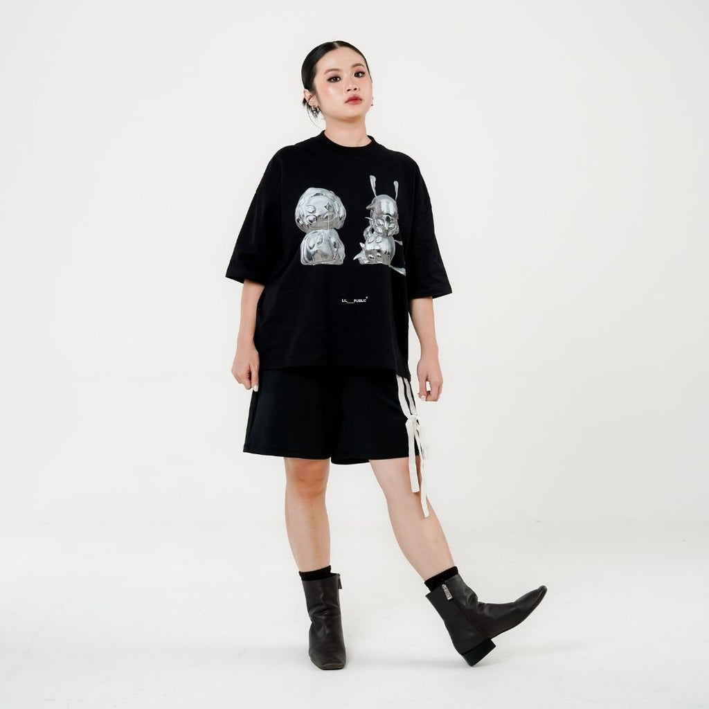 LIL PUBLIC Oversize Heavyweight T-shirt Nikujaga “Hisashi series”