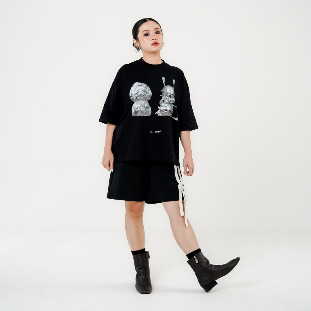 LIL PUBLIC Oversize Heavyweight T-shirt Nikujaga “Hisashi series”