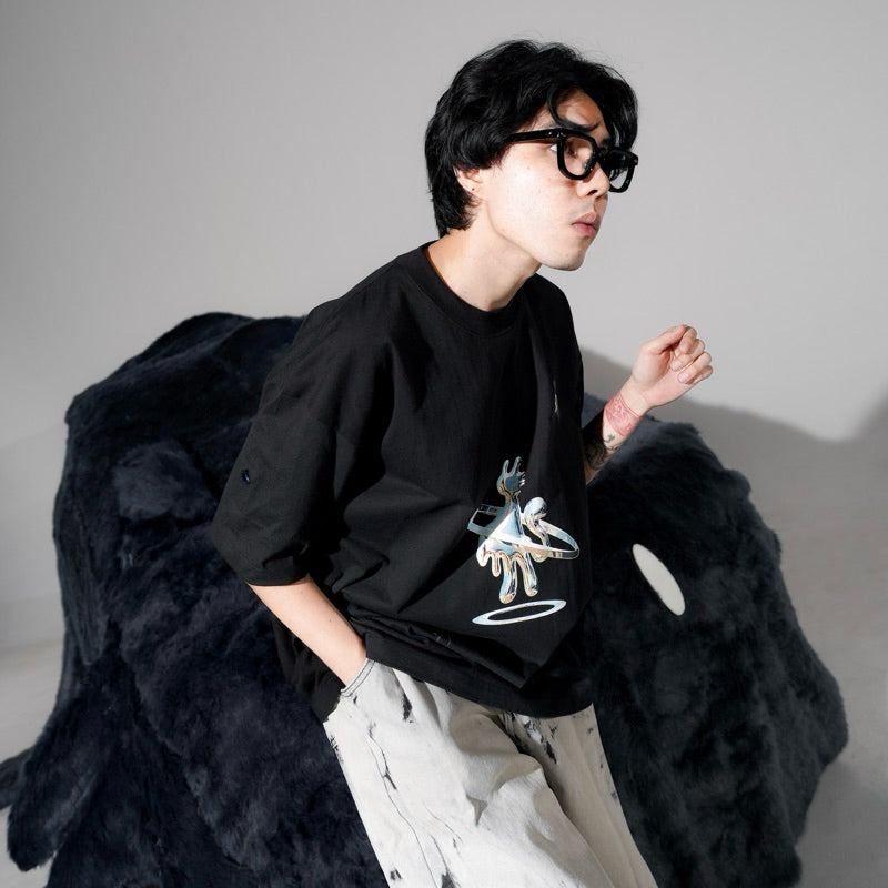 LIL PUBLIC Oversize Heavyweight T-shirt Manabu “Higashino series”