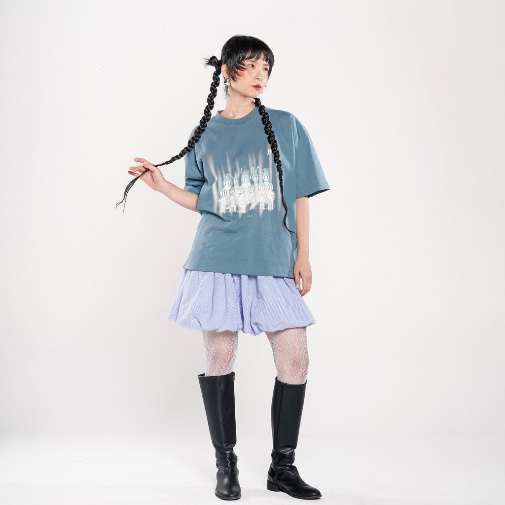LIL PUBLIC Oversize Heavyweight T-shirt Lawu “Miyube series”