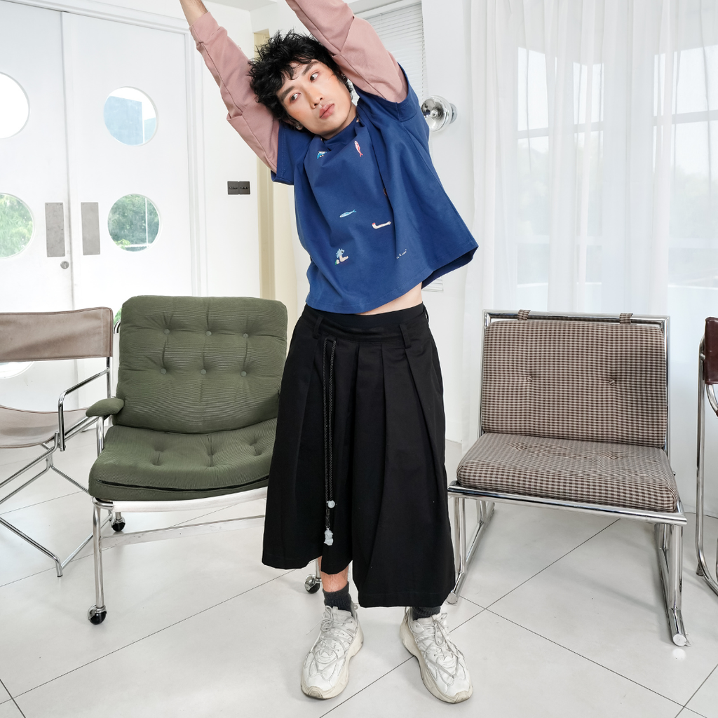 LIL PUBLIC  Plated Long Short "PANTS" CC-18