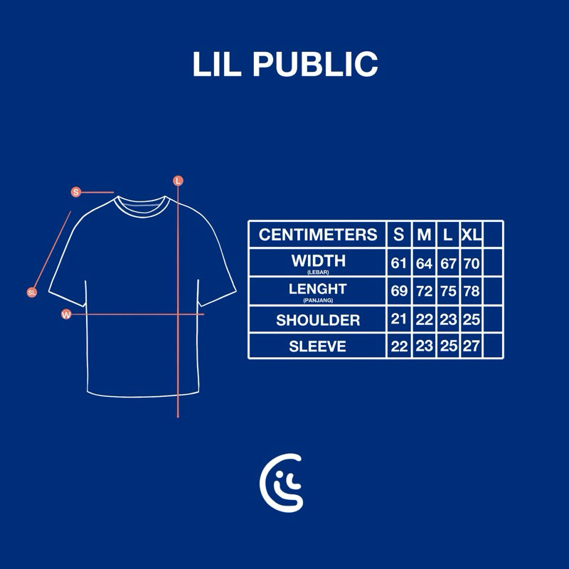 LIL PUBLIC Oversize Heavyweight T-shirt Manabu “Higashino series”