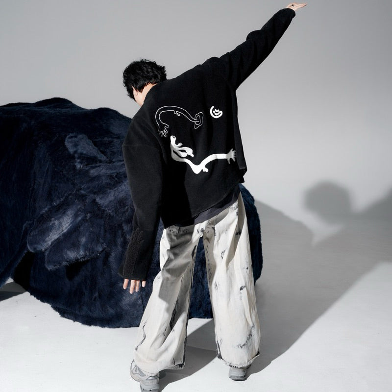 LIL PUBLIC Oversize Polar Cardigan Hanaoka “Higashino Series”