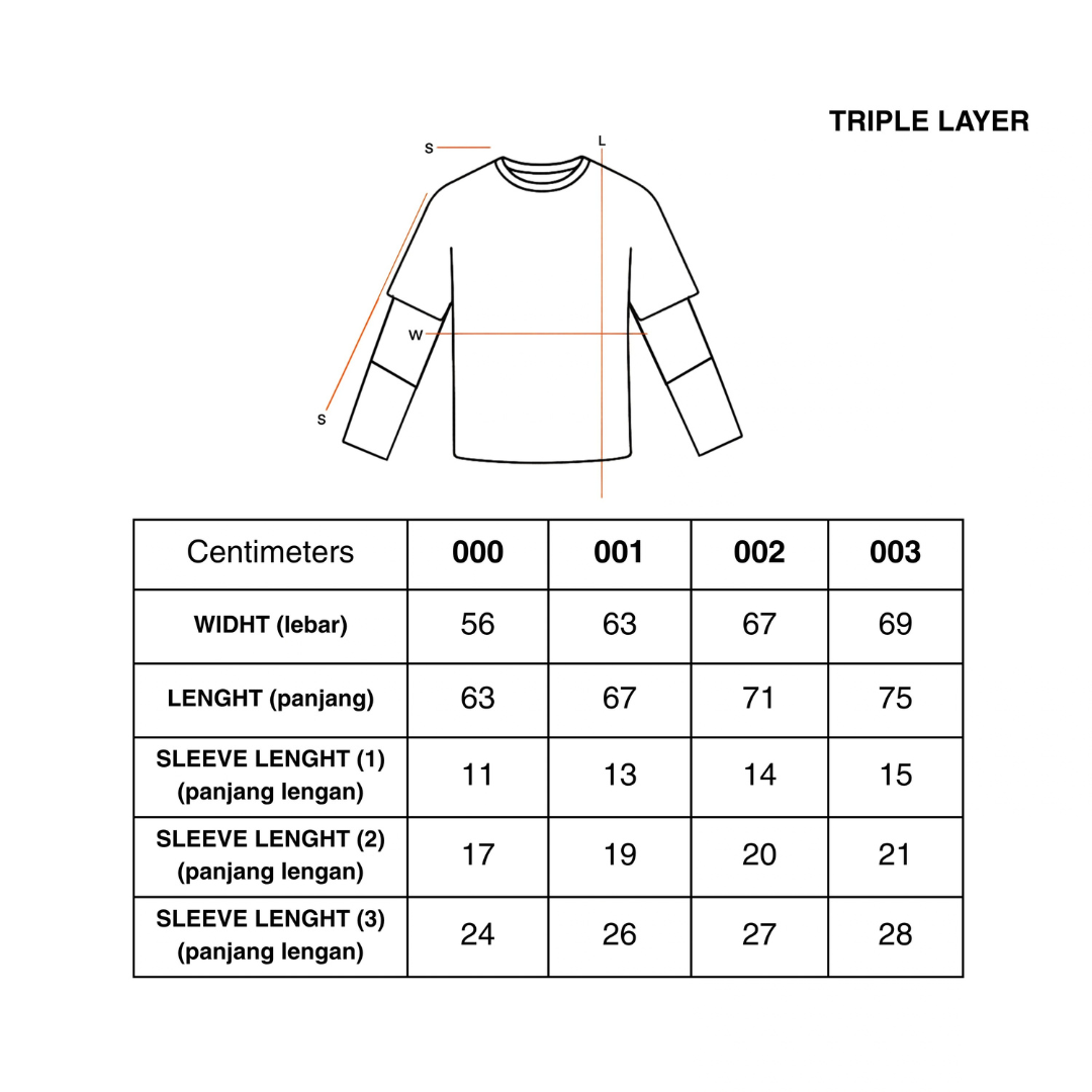 LIL PUBLIC Katabuchi Grey Triple layer Tee "Uketsu Series"