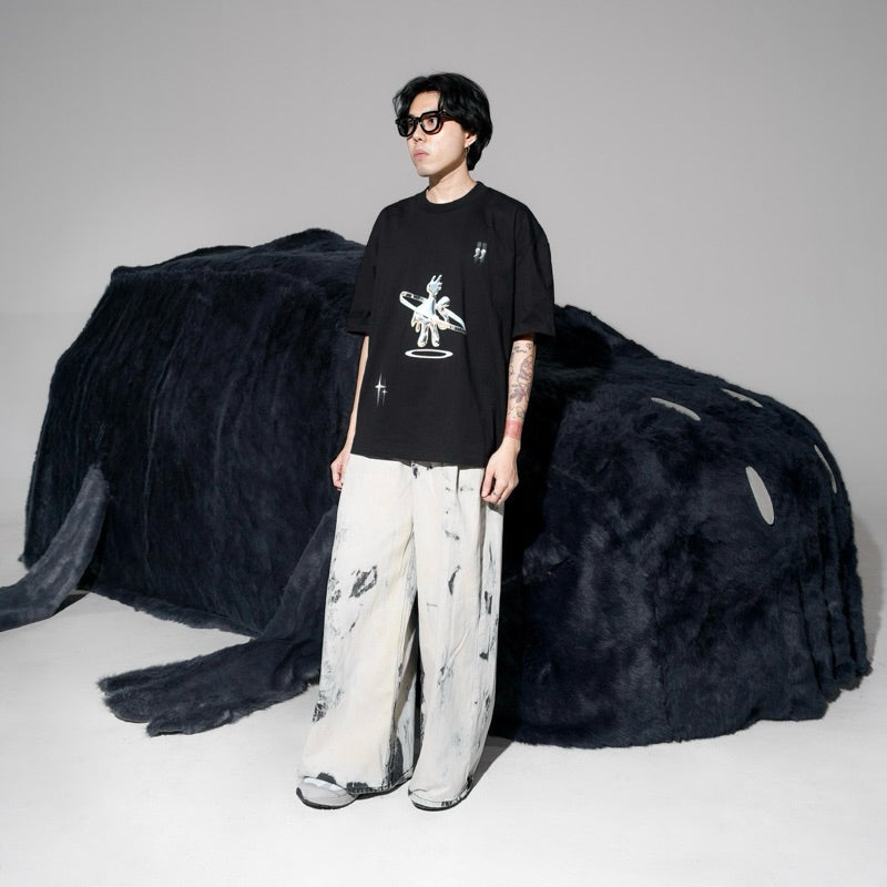 LIL PUBLIC Oversize Heavyweight T-shirt Manabu “Higashino series”