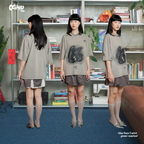 LIL PUBLIC Oversize Heavyweight T-shirt  Oba Yozo Green Wash “Osamu Series”