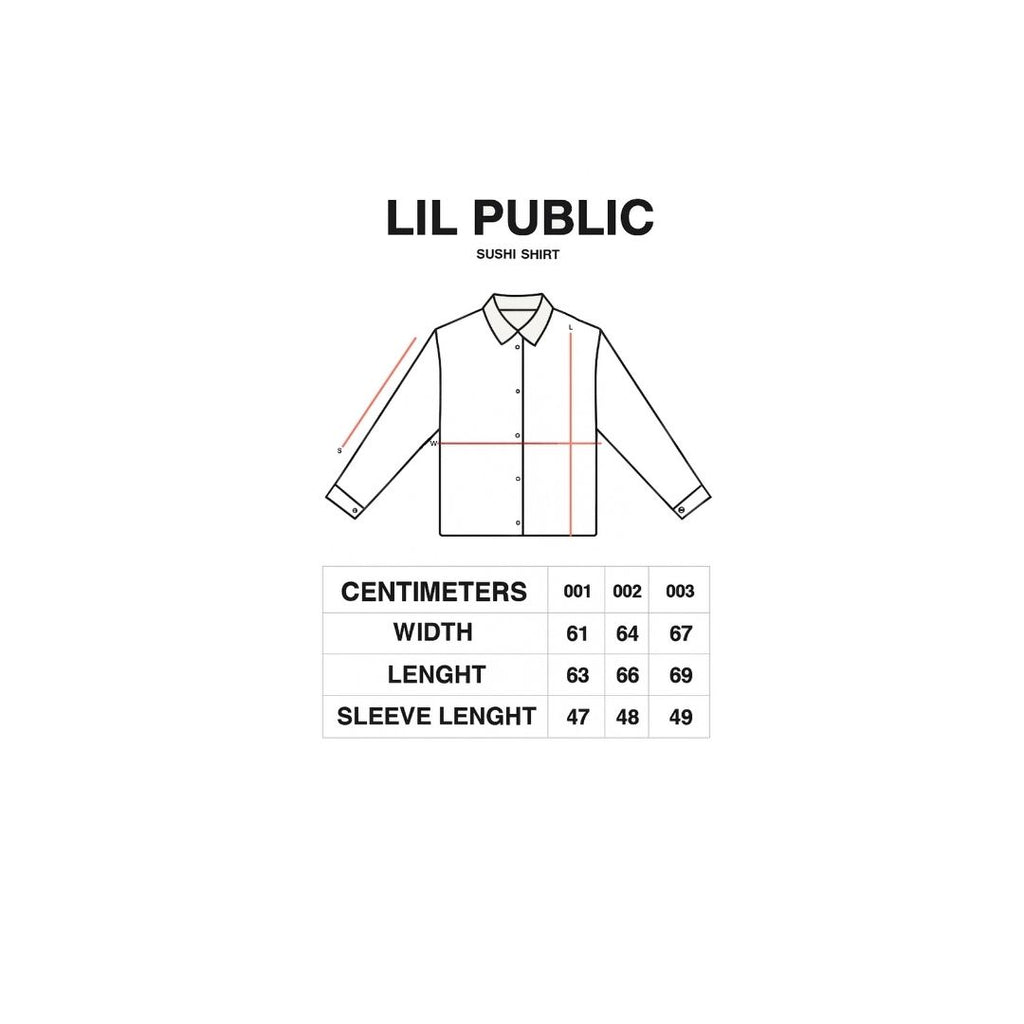 LIL PUBLIC Sushi Shirt “Hisashi series”