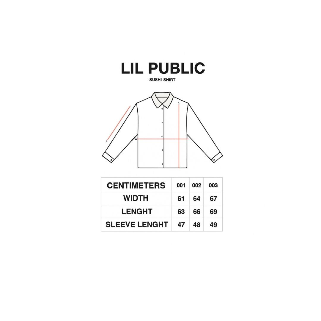 LIL PUBLIC Sushi Shirt “Hisashi series”