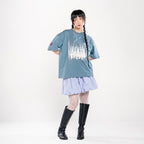 LIL PUBLIC Oversize Heavyweight T-shirt Lawu “Miyube series”