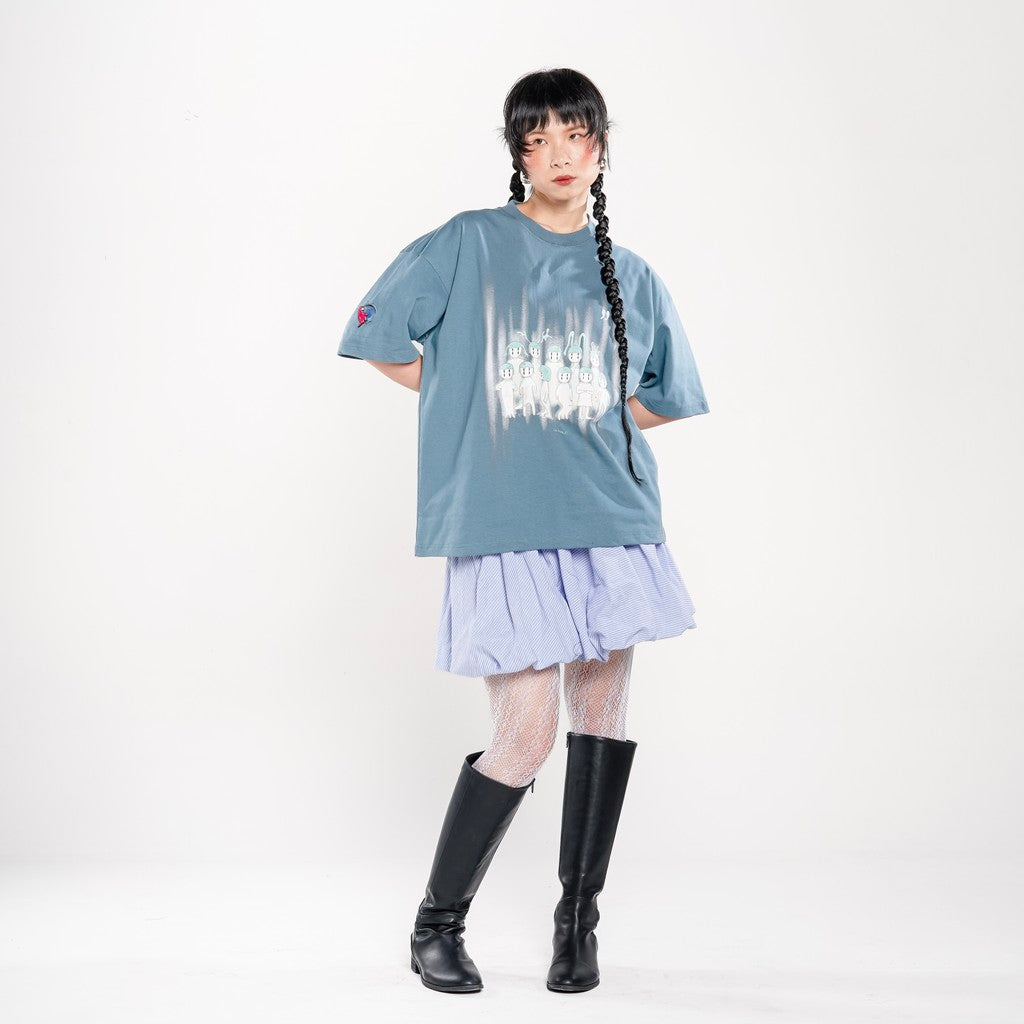 LIL PUBLIC Oversize Heavyweight T-shirt Lawu “Miyube series”