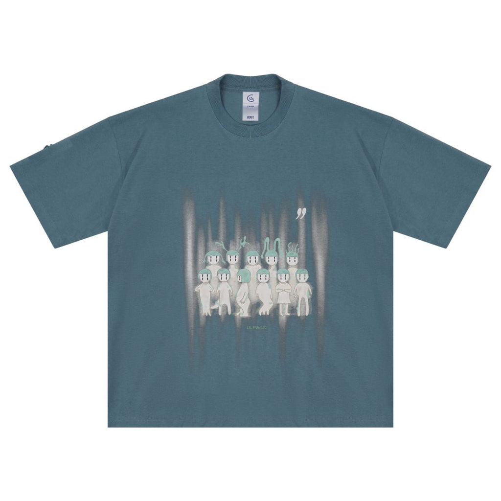 LIL PUBLIC Oversize Heavyweight T-shirt Lawu “Miyube series”