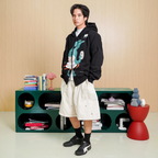 LIL PUBLIC Zip Hoodie Mackerel "Hisashi Series"