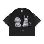 LIL PUBLIC Oversize Heavyweight T-shirt Nikujaga “Hisashi series”