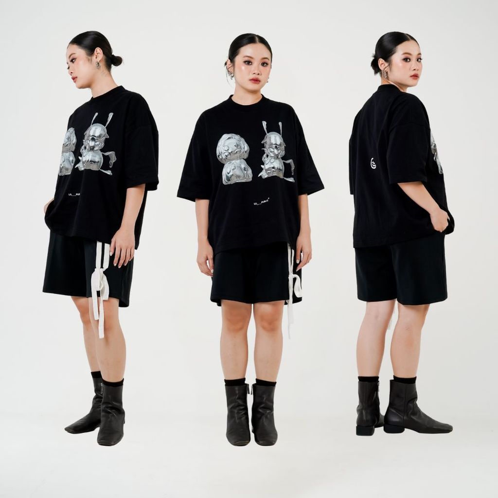 LIL PUBLIC Oversize Heavyweight T-shirt Nikujaga “Hisashi series” - Image 6