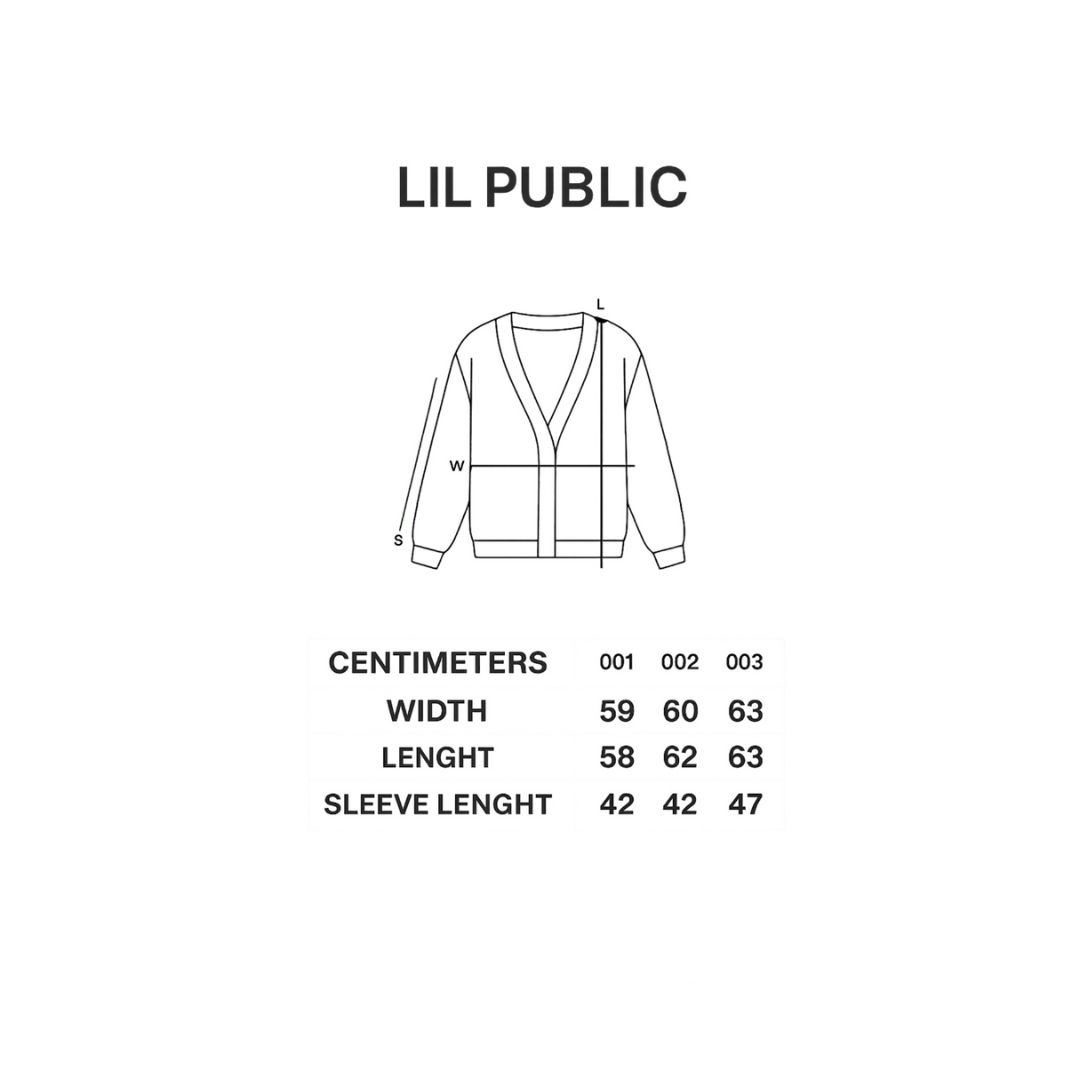 LIL PUBLIC Cardigan Hikiniku “Hisashi Series” - Image 9