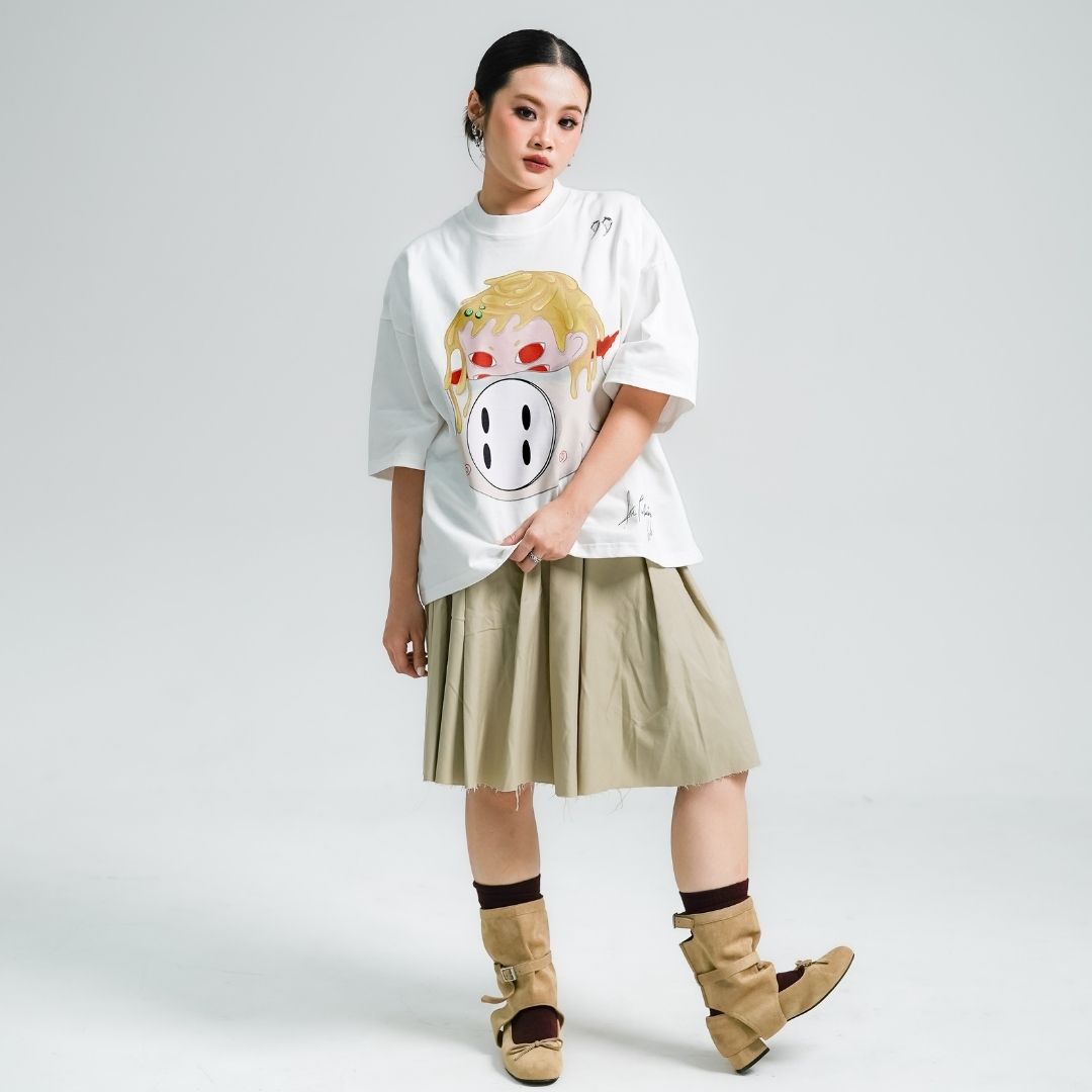 LIL PUBLIC Oversize Heavyweight T-shirt Nabeyaki “Hisashi series” - Image 6