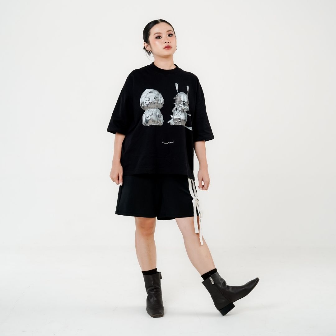 LIL PUBLIC Oversize Heavyweight T-shirt Nikujaga “Hisashi series” - Image 2