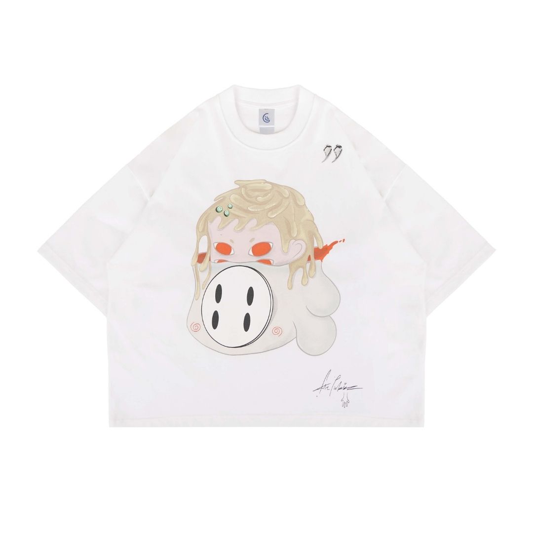 LIL PUBLIC Oversize Heavyweight T-shirt Nabeyaki “Hisashi series” - Image 3