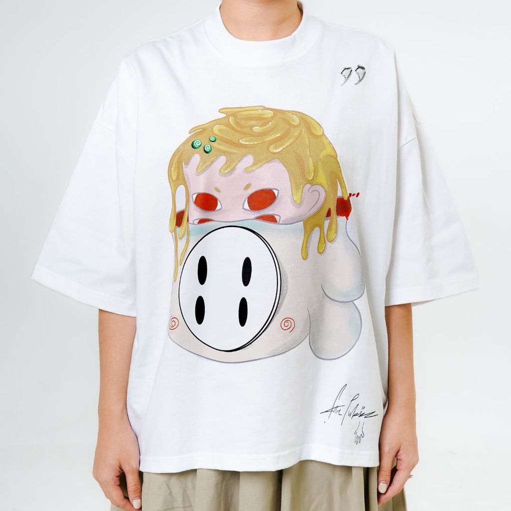 LIL PUBLIC Oversize Heavyweight T-shirt Nabeyaki “Hisashi series” - Image 2