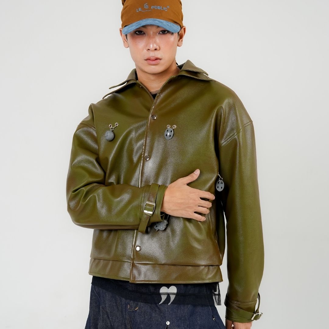 LIL PUBLIC Leather Jacket Shokado "Hisashi Series" - Image 7