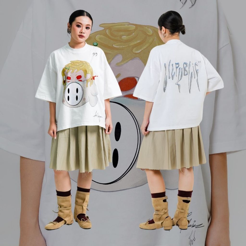 LIL PUBLIC Oversize Heavyweight T-shirt Nabeyaki “Hisashi series”
