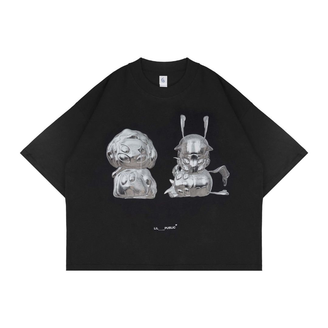 LIL PUBLIC Oversize Heavyweight T-shirt Nikujaga “Hisashi series” - Image 3